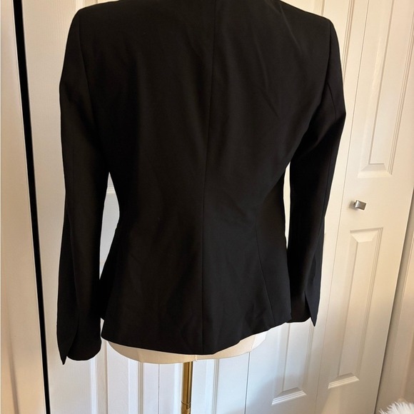 Ann Taylor tailored double lapel Black Jacket 4p NWOT - Picture 8 of 8